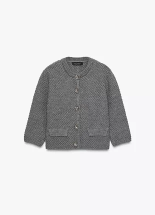 Zara кардиган с декоративными пуговицами. м