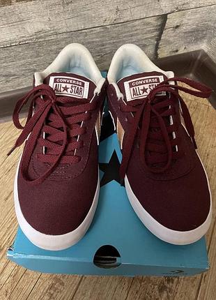 Converse all star бордові кеди 2