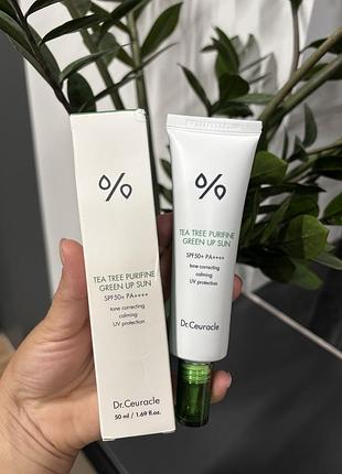 Dr.ceuracle tea tree purifine green up sun spf 50+ pa++++