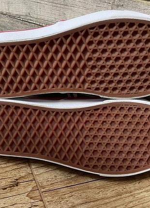 Червоні кеди vans 6