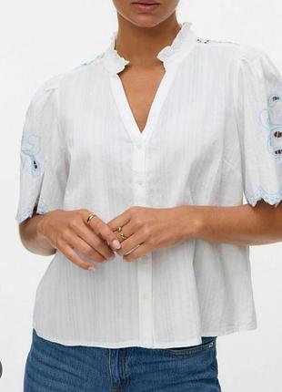Женская хлопковая блуза vero moda