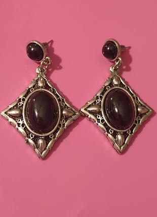 Серьги готические бижутерия