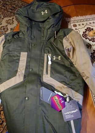 Брендова фірмова зимова куртка under armour,оригінал,нова з бірками з сша, розмір l.3 фото
