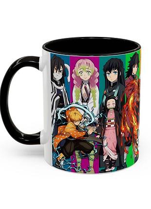 Чашка "demon slayer: kimetsu no yaiba" 330 мл черный
