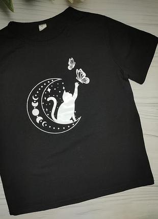 Футболка з котом shein
