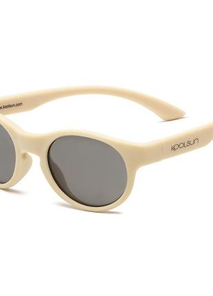 Детские солнцезащитные очки koolsun boston 3-8 р. beige – uv400, ударопрочная, гибкая оправа (ks-boab003)