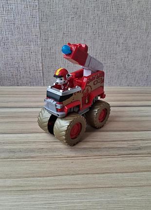 Транспортное средство spin master paw patrol rescue wheels themed vehicles marshall