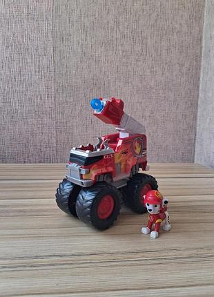 Транспортное средство spin master paw patrol rescue wheels themed vehicles marshall