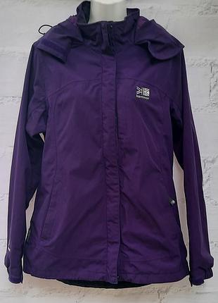 Мембранная куртка ветровка karrimor urban weathertite женская фиолетовая размер s,м