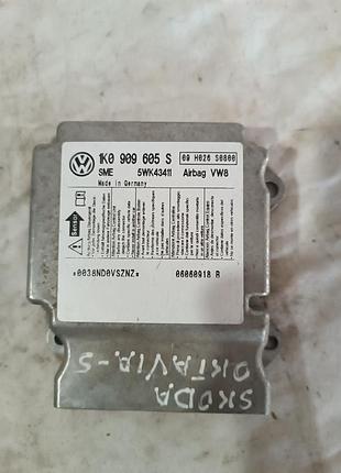 Блок airbag 1k0909605s volkswagen