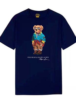 Темно-сині футболки polo bear ralph lauren🧸