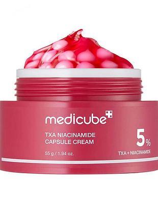 Капсульний крем з транексамовою кислотою та ніацинамідом medicube txa niacinamide capsule cream, 55 г