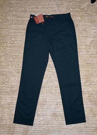 Чоловічі штани loro piana chino trousers slim темно-зелені (lp14001.4m)