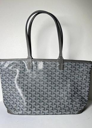 Сумка жіноча goyard artois pm, grey