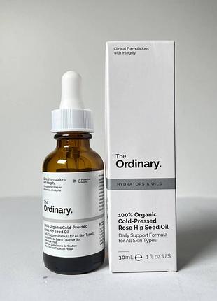 Сыворотка для лица the ordinary 100% organic cold-pressed rose hip seed oil 30 мл
