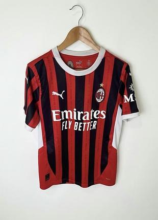 Puma ac milan 2024 home soccer men’s jersey size m drycell official джерсі футбольне чоловіча футболка мужская размер м