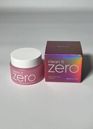 Тающий бальзам для снятия макияжа banila co clean it zero cleansing balm original 100 мл