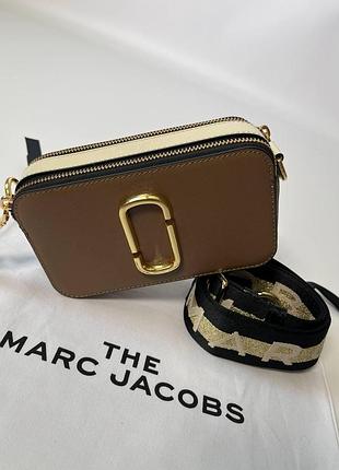Кожаная сумка marc jacobs the snapshot french multi