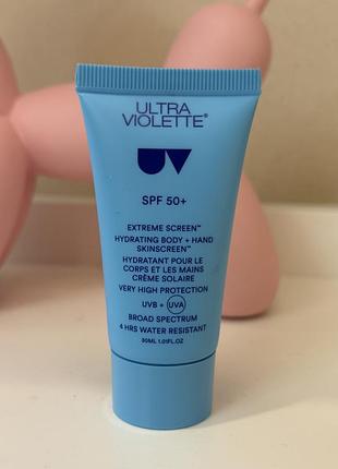 Сонцезахисний крем для тіла ultra violette extreme screen spf 50+ hand and body