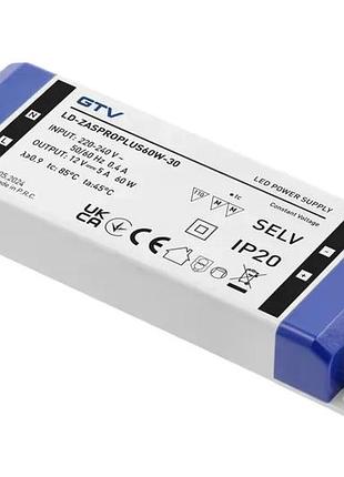 Трансформатор gtv led pro 12v 100w для светодиодного светильника