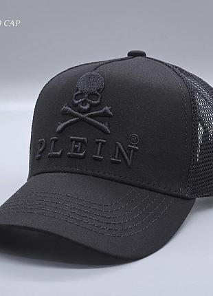 Кепка philipp plein американка, кепка филипп плейн, бейсболка philipp plein кепка сетка, кепка тракер, траккер