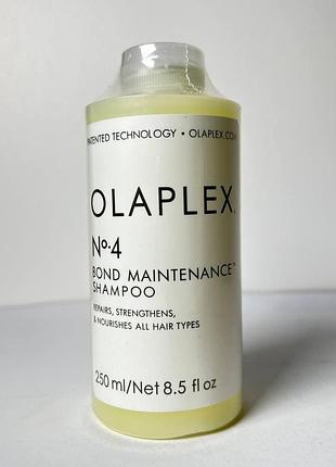 Відновлювальний шампунь olaplex no.4 bond maintenance shampoo, 250 мл (0773)
