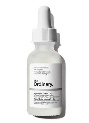 Увлажняющая сыворотка the ordinary – hyaluronic acid 2% + b5 с гиалуроновой кислотой 2% и витамином b5 – 30 мл