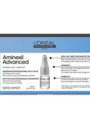 Средство против выпадения волосы l'oreal professionnel serie expert aminexil advanced