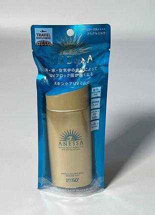 Молочко для тела anessa perfect uv sunscreen skincare milk na spf 50+/pa++++ солнцезащитное 90 мл