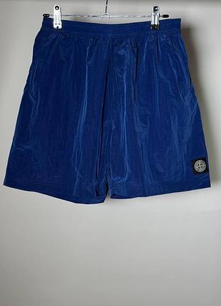Чоловічі шорти для плавання stone island nylon metal swim shorts темно-сині (si18006.1m)