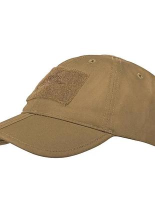 Тактическая кепка сложная helikon polycotton ripstop койот