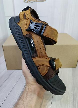 Кожаные сандалии ecco hike 9
