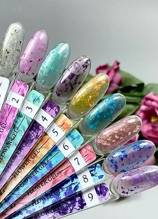31 палитра crooz flower gel 01-09, шт