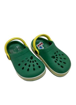Тапки brand-x 97925*40 детск. зеленый 25/26 (172 527)