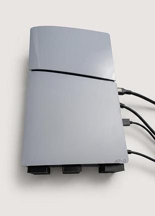 Настенный держатель для playstation 5 slim - надежное вертикальное размещение