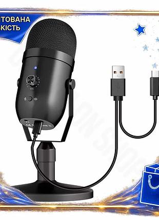 Dm мікрофон для подкастів специфікація 2.2 usb чорний конденсаторний настільний мікрофон для запису зв spe|lz
