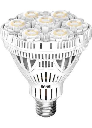 Мощная светодиодная led лампа sansi 40w (br30) - 5500lm, 5000k