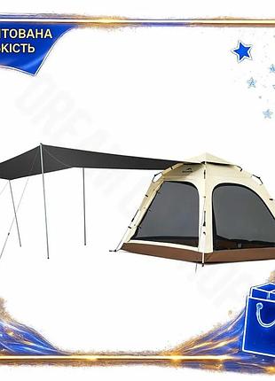 Dm палатка трехместная автоматическая спецификация 2.2 naturehike с тентом для кемпинга и отдыха корич spe|lz