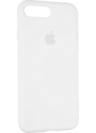 Чехол fiji silicone case для apple iphone 7 plus бампер накладка full soft white
