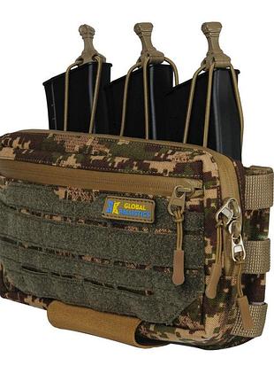 Подсумок органайзер комбинированный combo pack под 3 магазина ak/ar.хижак