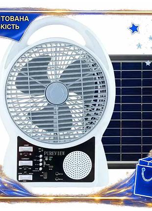 Dm вентилятор на солнечной спецификация 2.2 батарее 8 дюймов с led лампами и радио для дачи и кемпинга spe|lz