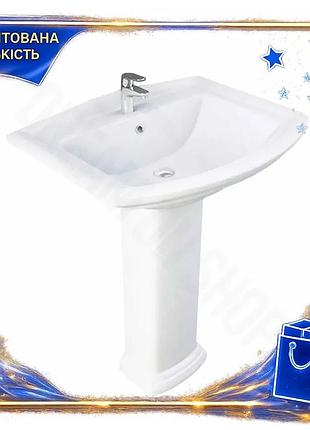 Dm раковина rak ceramics специфікація 2.2 washington з п'єдесталом 650x505мм умивальник білий для ванн spe|lz
