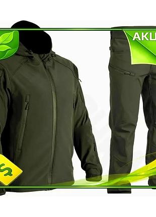 Ve тактический мужской костюм softshell new version spartan демисезонный оливковый для военнослужащих n6w_ver