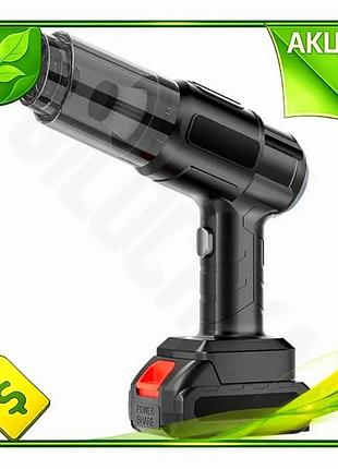 Ve автомобильный пылесос vacuum cleaner new version аккумуляторный черный с 5 насадками для уборки сал n6w_ver