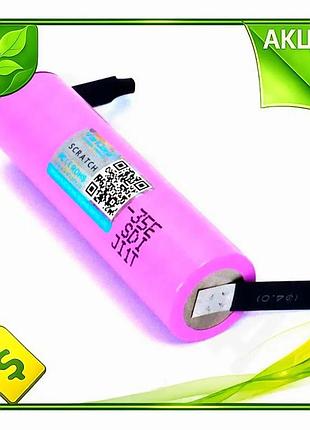 Ve аккумулятор 18650 varicore li-ion new version 3500mah 3.7v под пайку 13a для электроники батарея дл n6w_ver