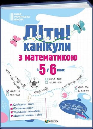 Бойцун о. , чиж л. , чиж о. - літні канікули з математикою : з 5 у 6 клас