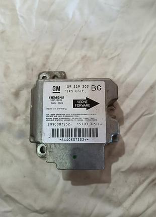 Блок airbag 09 229 303 opel