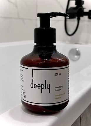 Нормализующий шампунь normalizing shampoo от deeply (250 мл)