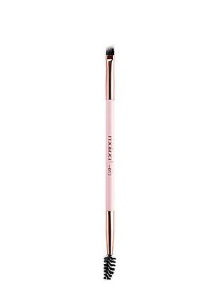 Кисть косметическая двусторонняя для бровей malva м310 №12