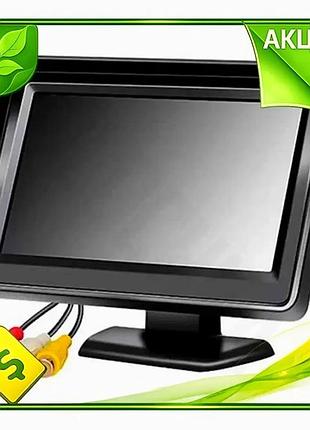 Ve дисплей для камери заднього new version виду чорний 4.3 дюйми кольоровий монітор для автомобіля n6w_ver